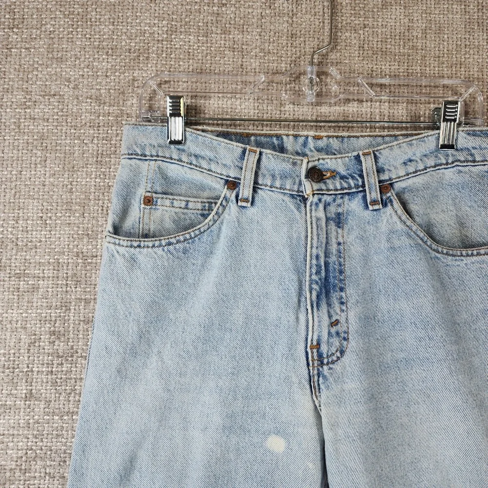 VTG Levis 550 Orange Tab Blue Jeans Mens 31‎ Relaxed Fit Tapered (31x28.5)